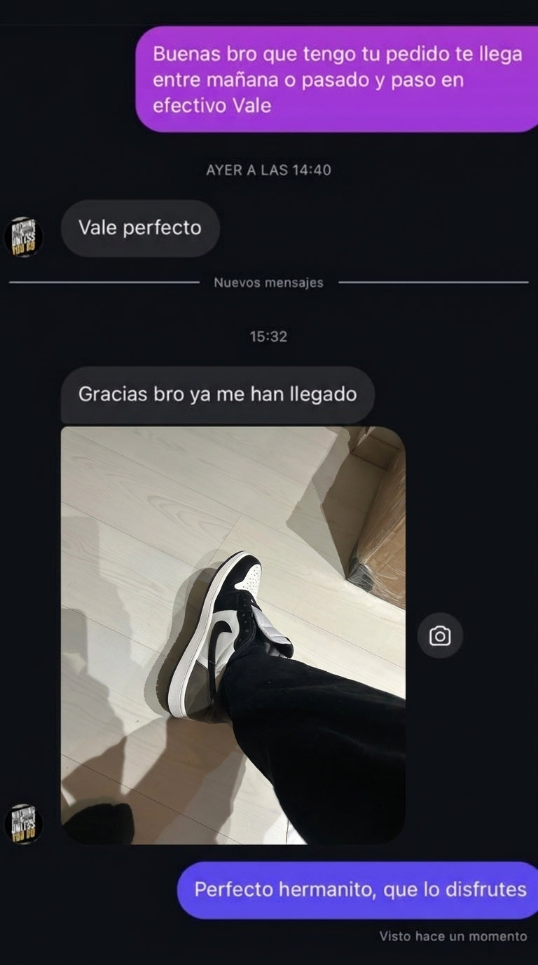 Message from a satisfied customer