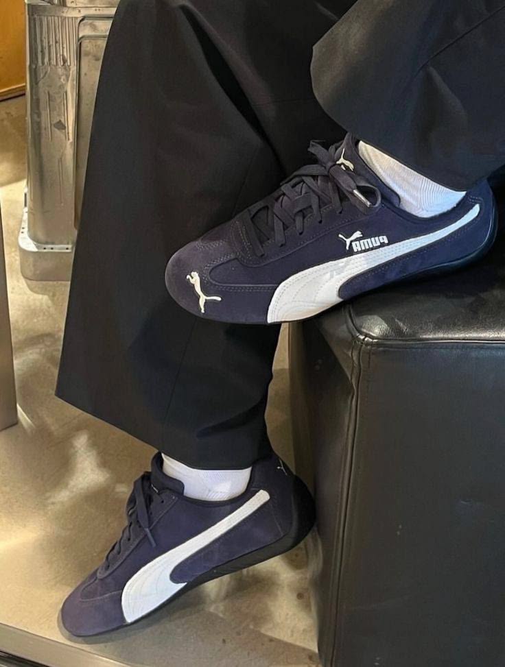 Customer with their sneakers