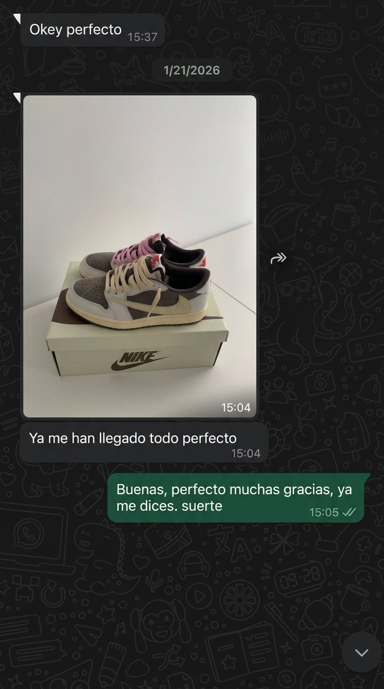 Message from a satisfied customer