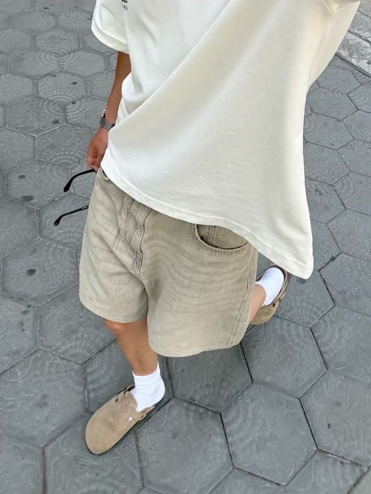 Customer with his sneakers